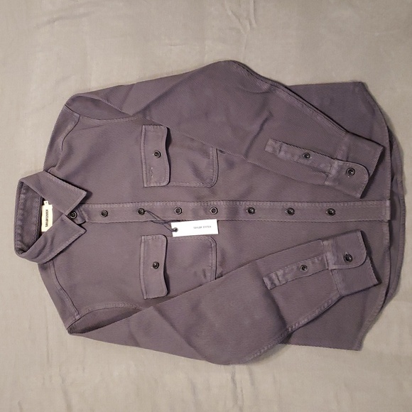 Taylor Stitch NWT Ledge Shirt Gray Twill Men's XS - Picture 3 of 7